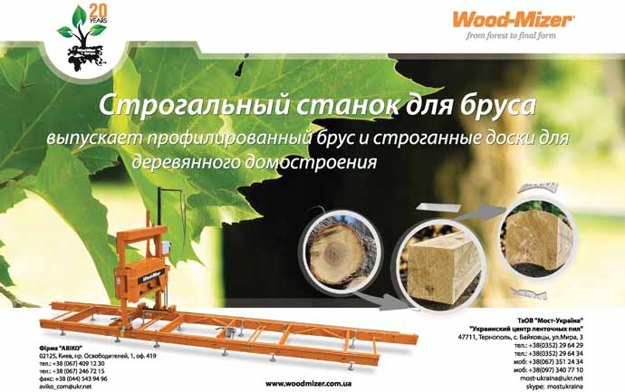 Лесопильные машины Wood-Mizer для малого бизнеса