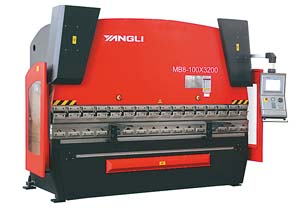 Гидравлический гибочный прессй Yangli серии MB8 с полноформатным ЧПУ на 4 оси Delem 65W