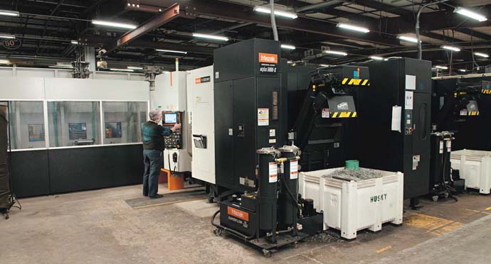 Производственная система Mazak HCN 5000 II Palletech с 16 паллетами