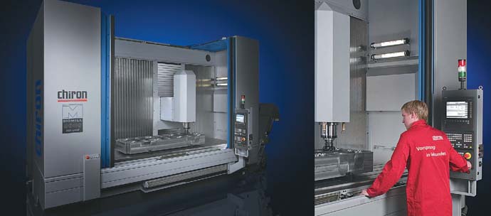 Пятиосевой ОЦ Chiron Big Mill 3000 High-Speed