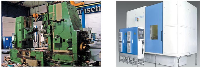 Зубофрезерный станок Modul ZFWZ 630 1975 года выпуска до и после реконструкции