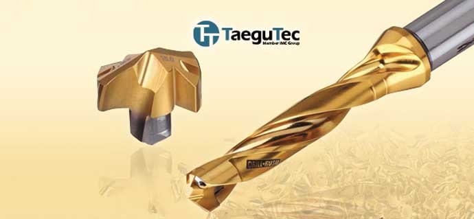 Сверла DRILLRUSH с механическим креплением быстросменных твердосплавных головок