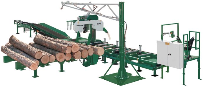 Новая линия Wood-Mizer WM4000 в полной комплектации
