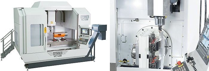 Инновационные решения SPINNER в конструкциях металлорежущих станков с ЧПУ